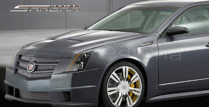 Custom Cadillac CTS Hood  Coupe & Sedan (2008 - 2012) - $1490.00 (Part #CD-004-HD)